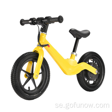 Elektrisk balanscykelbarn barn 12 tum elektriska cyklar